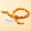 Amber Collar for Dogs and Cats – 100% Natural Baltic Amber Beads – 38 cm view 4