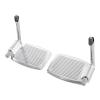 Fenteer Universal Wheelchair Footrest, Easy to Install, Aluminum with Bar view 1