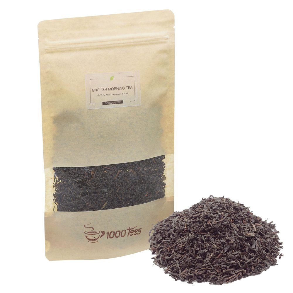 English Morning Tea Mediumgrown Black Tea, Bold, Fruity, Freshly Packed
