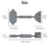 Child Safety Window Restrictor, Adjustable Lock, ABS Safety Stopper (Color: B) view 2