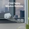 Child Safety Window Restrictor, Adjustable Lock, ABS Safety Stopper (Color: B) view 3