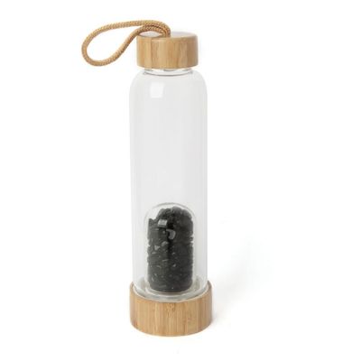 550 mL Reusable Natural Crystal-Infused Water Bottle