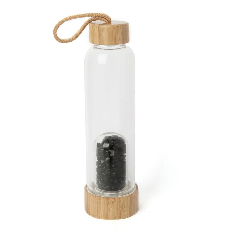 550 mL Reusable Natural Crystal-Infused Water Bottle