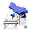 QUIRUMED Pro Folding Wooden Massage Table, 194 x 70 cm, Orange Faux Leather view 4