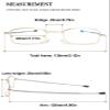 Lanomi Folding Reading Glasses for Women and Men, Blue-Light Filtering, Metal, Gold, +1.0 view 2