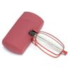 Lanomi Folding Reading Glasses for Women and Men, Blue-Light Filtering, Metal Frame with Case, Red, +1.25 view 1