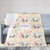 Naispanda Personalized Panda Fleece Throw Blanket for Kids view 2