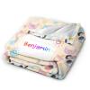 Naispanda Personalized Panda Fleece Throw Blanket for Kids view 3