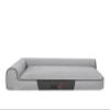 Bjird Dog Bed for Small, Medium & Large Dogs, Removable Washable Cover, 115 x 80 x 18 cm, Size L, Ash Oxford view 1