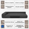 Bjird Dog Bed for Small, Medium & Large Dogs, Removable Washable Cover, 115 x 80 x 18 cm, Size L, Ash Oxford view 3