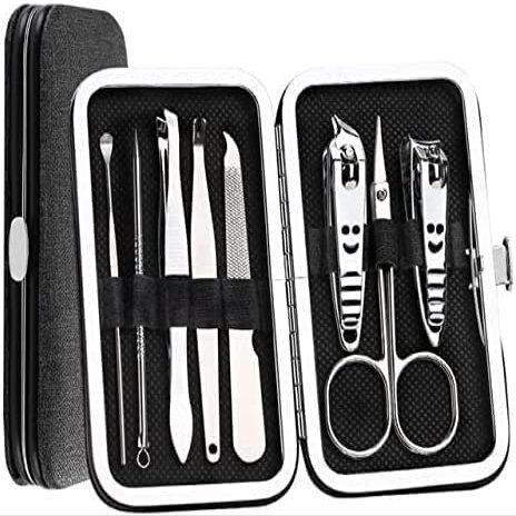 HODAGES Professional Pedicure and Manicure Set, Stainless Steel Foot Care and Nail Grooming Kit