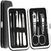 HODAGES Professional Pedicure and Manicure Set, Stainless Steel Foot Care and Nail Grooming Kit view 1