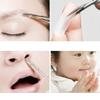 SHERCHPRY 2-Piece Stainless Steel Nose Hair Scissors with Rounded, Curved Blades view 2