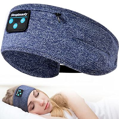 Joseche Sleep Mask with Bluetooth Headphones, Bluetooth Sleep Headband, Sports Sleep Mask for Side Sleepers, Gift Idea and Travel Accessory for Women, Men, Wives, Husbands, Fathers, and Mothers