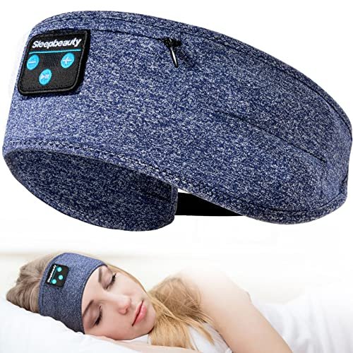 Joseche Sleep Mask with Bluetooth Headphones, Bluetooth Sleep Headband, Sports Sleep Mask for Side Sleepers, Gift Idea and Travel Accessory for Women, Men, Wives, Husbands, Fathers, and Mothers