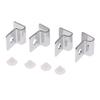 Leeadwaey 4 x Stainless Steel Aquarium Glass Cover Clip Holder 5 mm view 1