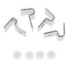 Leeadwaey 4 x Stainless Steel Aquarium Glass Cover Clip Holder 5 mm view 2