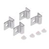 Leeadwaey 4 x Stainless Steel Aquarium Glass Cover Clip Holder 5 mm view 3