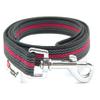 Twinkys Dog Style Rubberized Dog Leash, 1 m, 20 mm, Black/Red, No Hand Loop view 1
