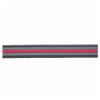 Twinkys Dog Style Rubberized Dog Leash, 1 m, 20 mm, Black/Red, No Hand Loop view 4