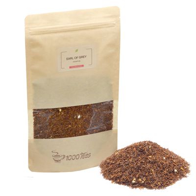 Earl Grey Rooibos Tea from South Africa with Bergamot Flavor, Mild and Freshly Packaged