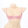 TSSOE Women's Sheer Lace Underbust Open-Bust Bra, Pink, XXL view 2