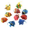 Jufjsfy 10-Piece Floating Artificial Fish Aquarium Decorations view 1