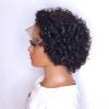 6-Inch Brazilian Human Hair Pixie Cut Wig, Short Curly, Transparent Lace, 150% Density view 4