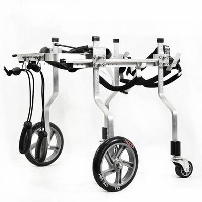KROITY Adjustable 4-Wheel Dog Wheelchair, Full Support, XXS–XXL