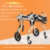 KROITY Adjustable 4-Wheel Dog Wheelchair, Full Support, XXS–XXL view 4