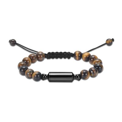 Mini Cremation Memorial Urn Bracelet for Ashes, Adjustable Rope Bracelet for People, Dogs, Cats and More