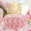 “Love You To The Moon & Back” Rustic “Mr & Mrs” Cake Topper view 3