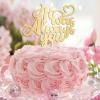 “It Was Always You” Cake Topper, Rustic Wedding and Engagement Cake Decoration view 3