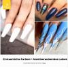 BURANO Blue Poly Nail Extension Gel Kit, 6-Color Builder Gel view 2