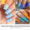 BURANO Blue Poly Nail Extension Gel Kit, 6-Color Builder Gel view 3