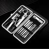 HMTE 16-Piece Manicure Set with Nail Care Tools for Manicure and Pedicure (Color: A) (B) view 1