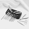 HMTE 16-Piece Manicure Set with Nail Care Tools for Manicure and Pedicure (Color: A) (B) view 3