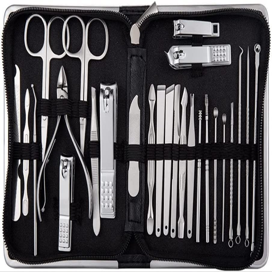 26-Piece Stainless Steel Manicure & Pedicure Set