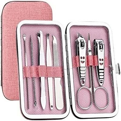 HMTE Professional Manicure & Pedicure Set with Stainless Steel Nail Tools