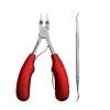 HMTE Stainless Steel Toenail Clipper Set, Single Oblique Olecranon Nail Trimmer (Color: A, Size: One Size) view 4