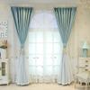 CHEWYNP Blackout Double-Layer Curtain with Sheer Tulle, Pencil Pleat view 3