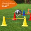 SPORTIKEL24 50 cm Cone Hurdles with 100 cm Poles, 4-Piece Set, Blue view 3