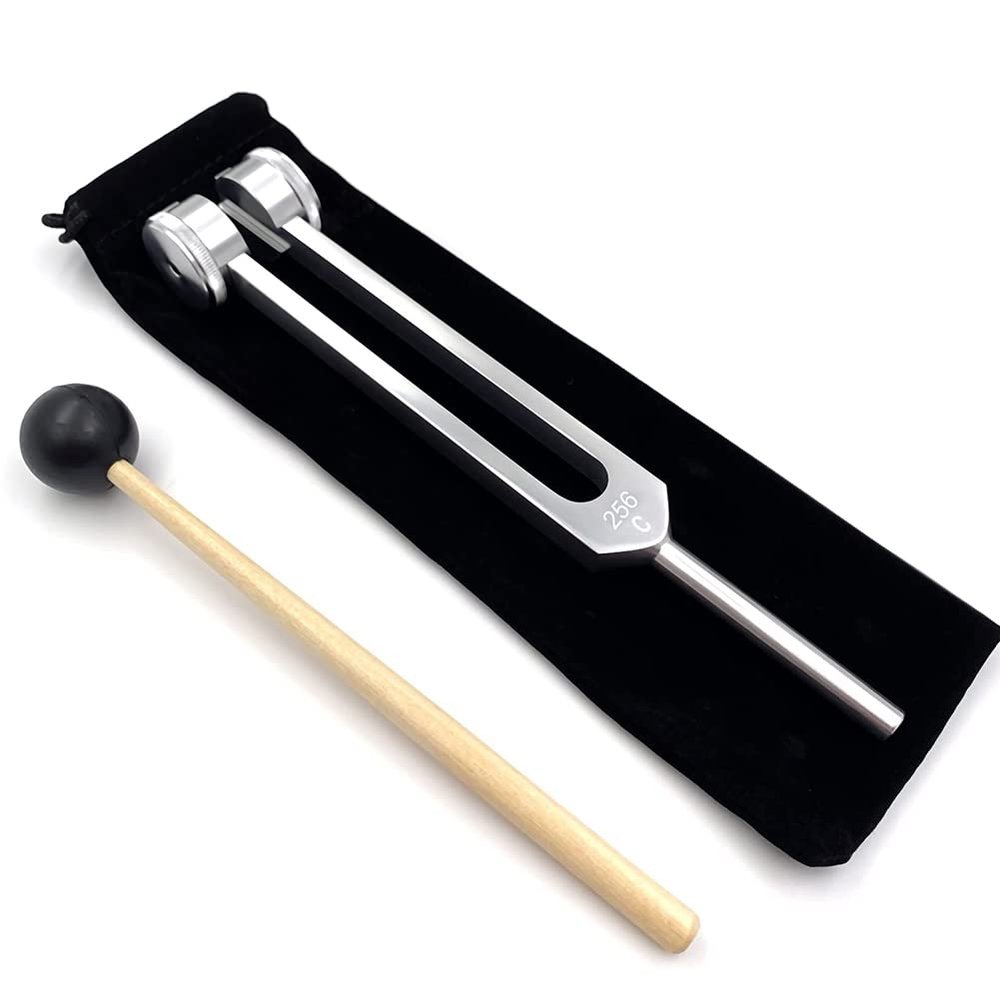 Sahkgye 256 Hz 256C Aluminum Alloy Tuning Fork with Hammers