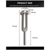 Sahkgye 256 Hz 256C Aluminum Alloy Tuning Fork with Hammers view 3