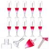 LALAFINA 30-Piece Wine Lip Gloss Bottles, Refillable Plastic Containers for Lip Care, Travel-Friendly and Space-Saving view 2