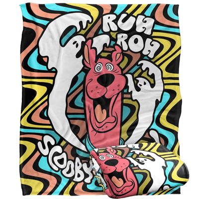 SCOOBY-DOO! Super-Soft Silky Touch Throw Blanket, 152 x 127 cm