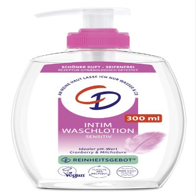 CD Feel-Good Intimate Wash Lotion | Cranberry & Lactic Acid | 300 ml