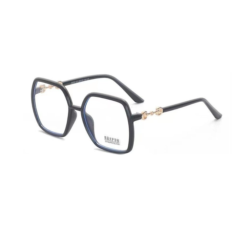 Xiaoki Reading Glasses, Fashion Square Frames for Women, Black, +2.5