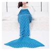JUIYU Soft Warm Fish-Knit Blanket Sleeping Bag for All Seasons, 145 x 70 cm view 1