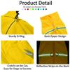 BT Bear Small Dog Sweater, Soft Fleece with Reflective Vest, Dog Sweatshirt, Puppy Winter Clothing, Warm Jacket, Coat, Apparel (Yellow, XL) view 4